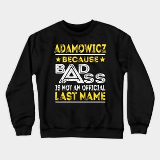 ADAMOWICZ Crewneck Sweatshirt